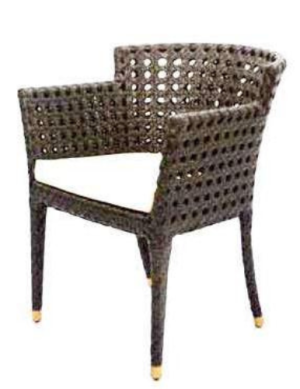 Brown Dining Arm Chair Cushion - 08E