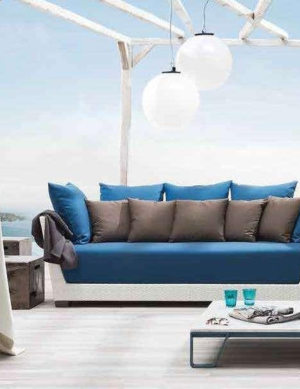 Blue Patio Sofa Set - 01H