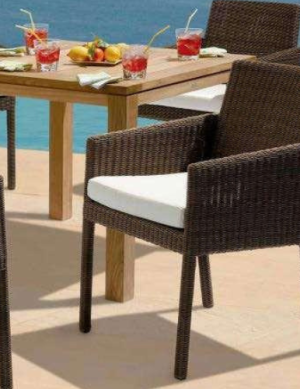 Brown Dining Arm Chair Cushion - 08A